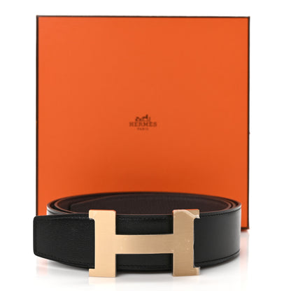 Hermes Box Togo 42mm Constance H Belt 110 44 Black Rouge H 6 of 6
