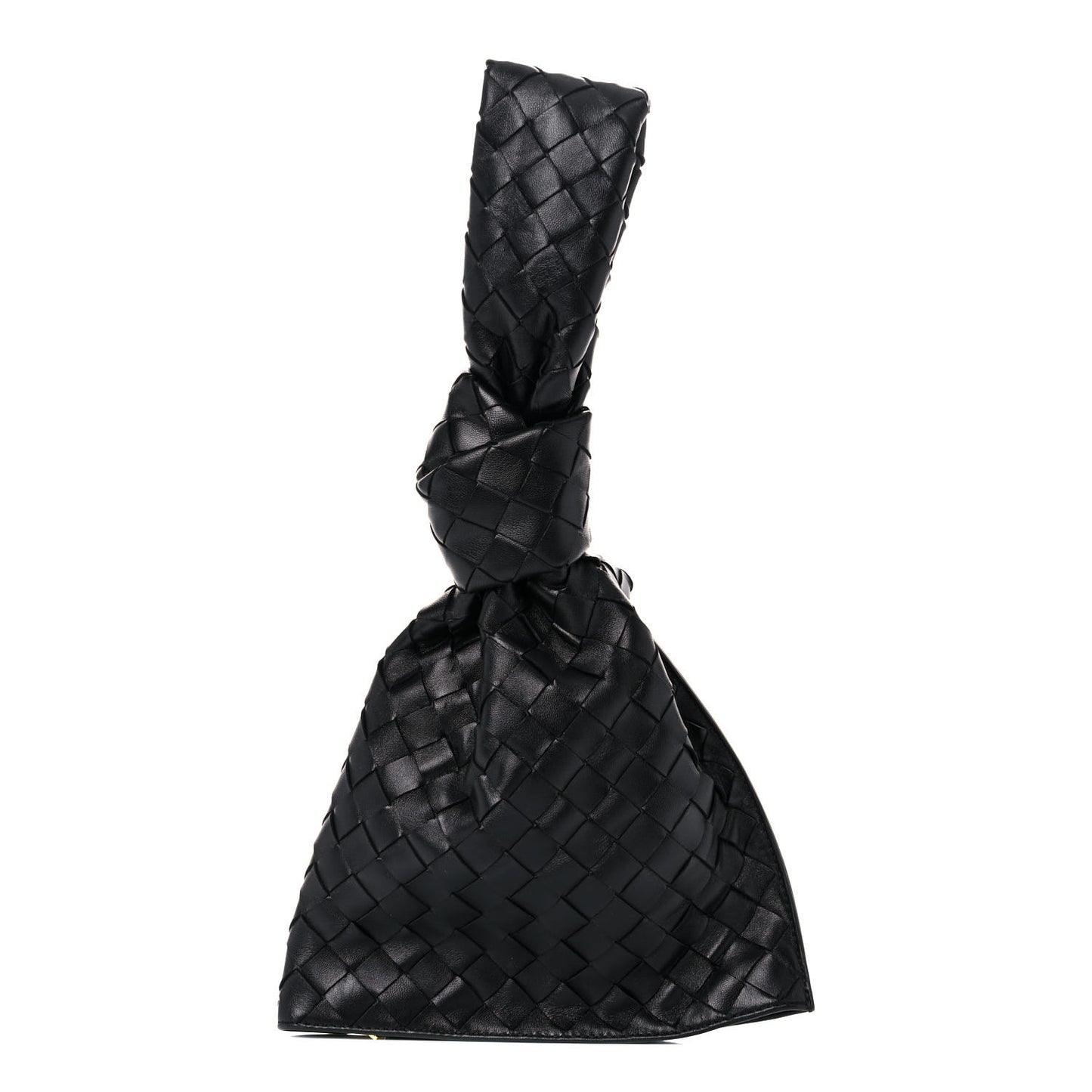 Nappa Intrecciato Mini BV Twist Black