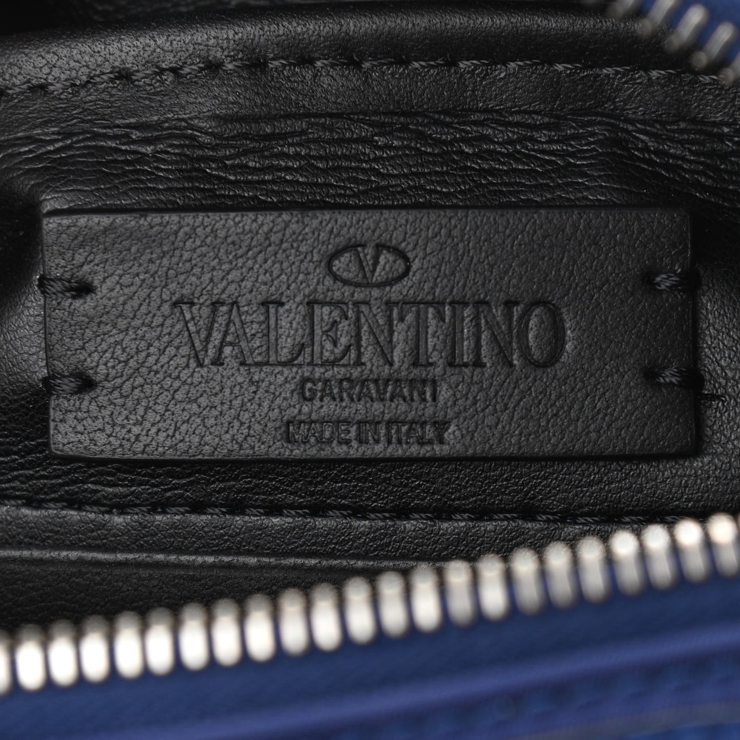Nylon Vlogo Signature Belt Bag Blue
