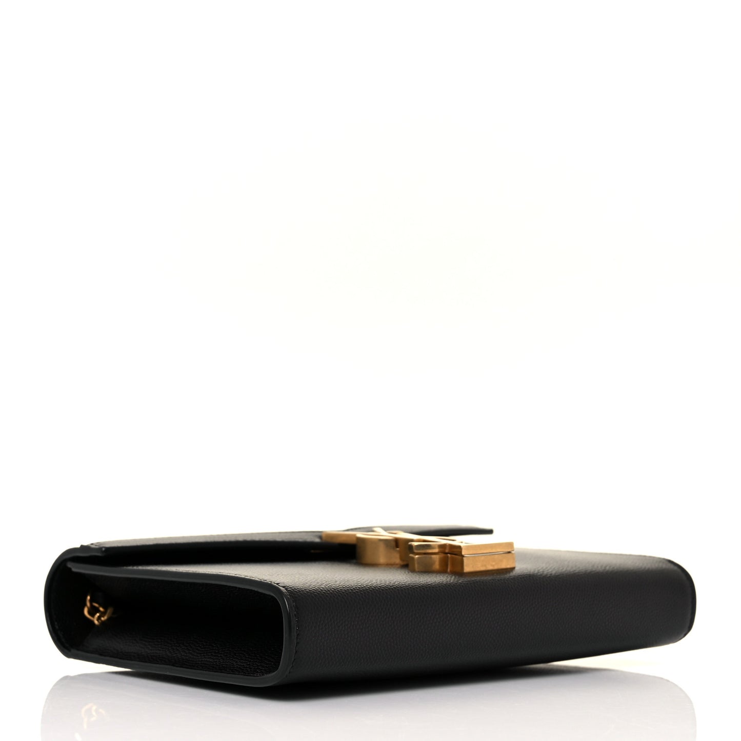 Grain De Poudre Monogram Cassandra Chain Wallet Black