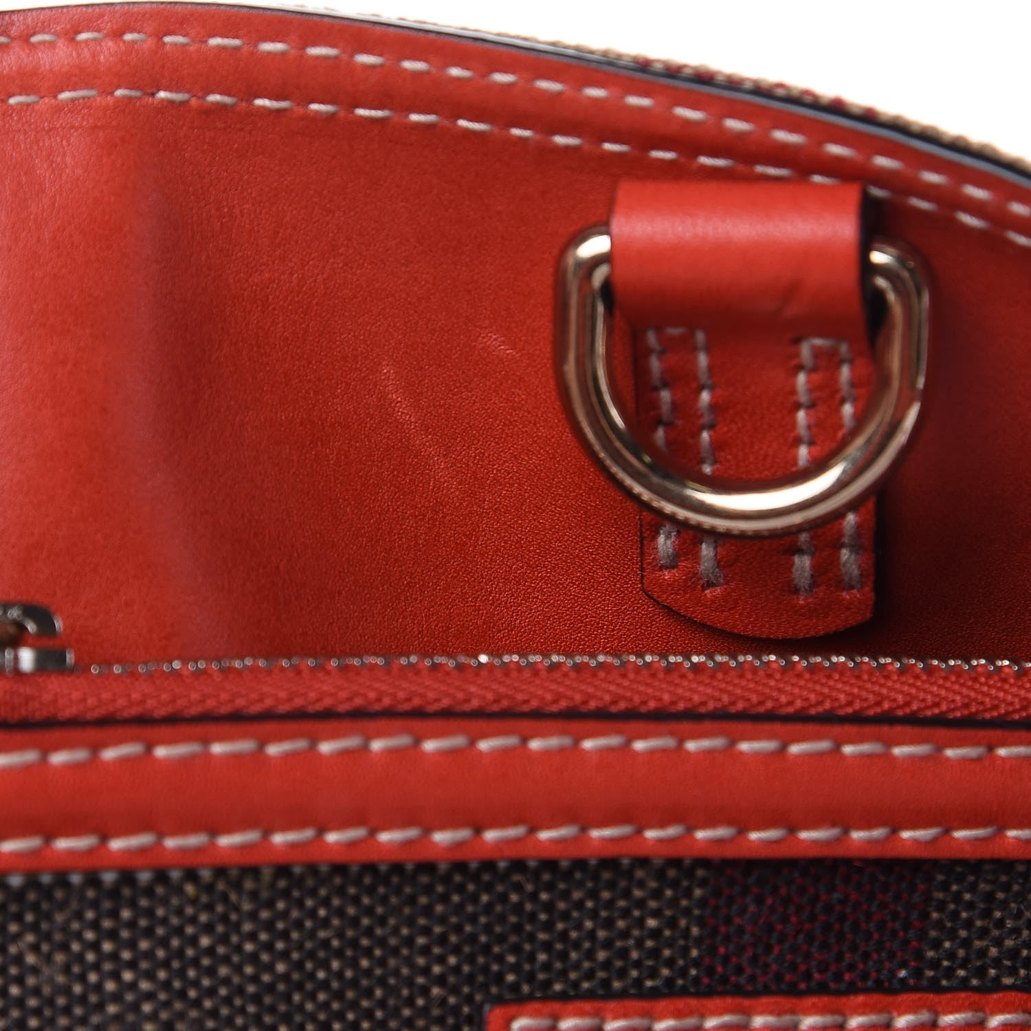 Burberry Canvas Mega Check Medium Maidstone Red 7 of 14