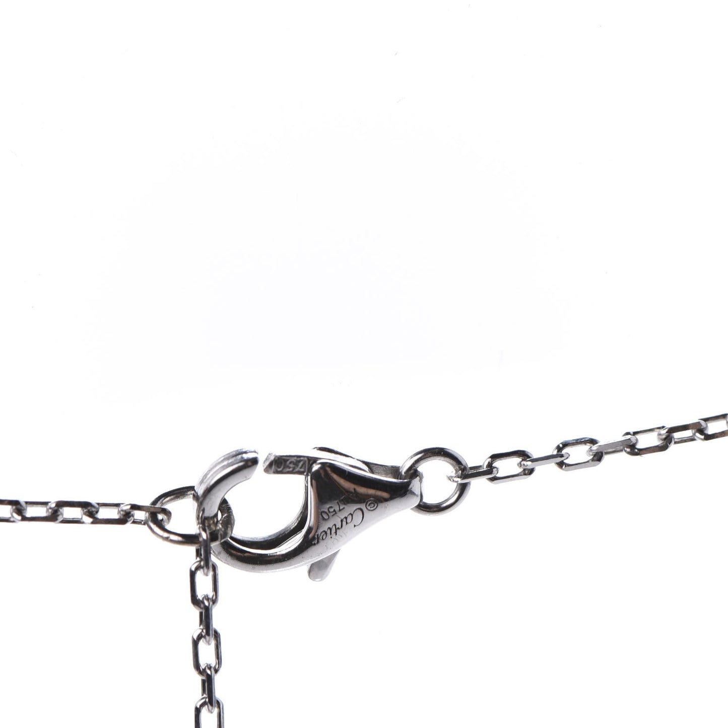 18K White Gold Diamond SM D'Amour Pendant Necklace
