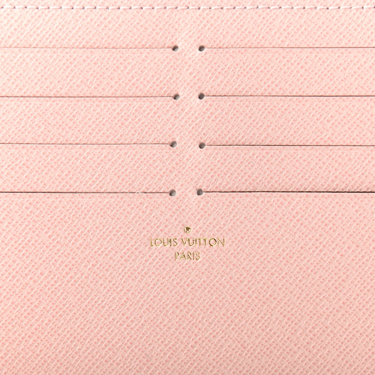Calfskin Felicie Card Holder Insert Rose Ballerine