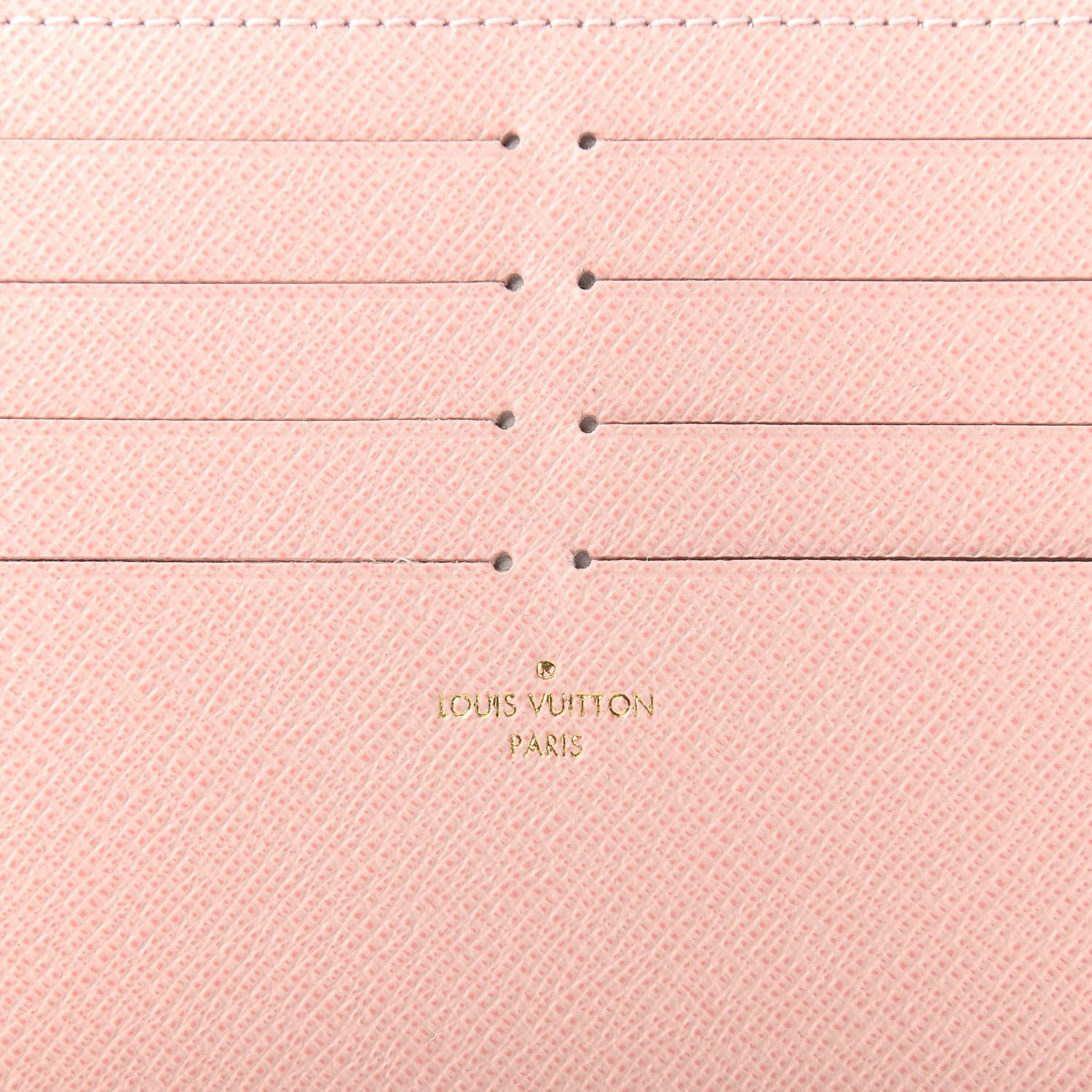 Louis Vuitton Calfskin Felicie Card Holder Insert Rose Ballerine 6 of 6