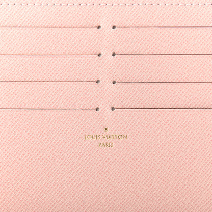 Louis Vuitton Calfskin Felicie Card Holder Insert Rose Ballerine 6 of 6