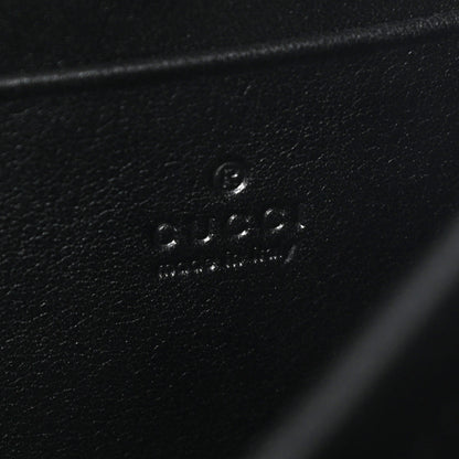 Gucci Calfskin Matelasse GG Marmont Chain Wallet Black 7 of 10