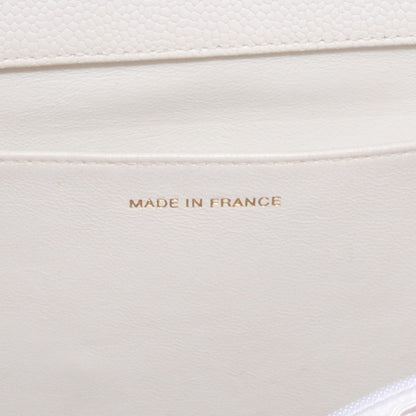 Chanel Caviar Quilted Grand Shopping Tote GST White 7 of 9