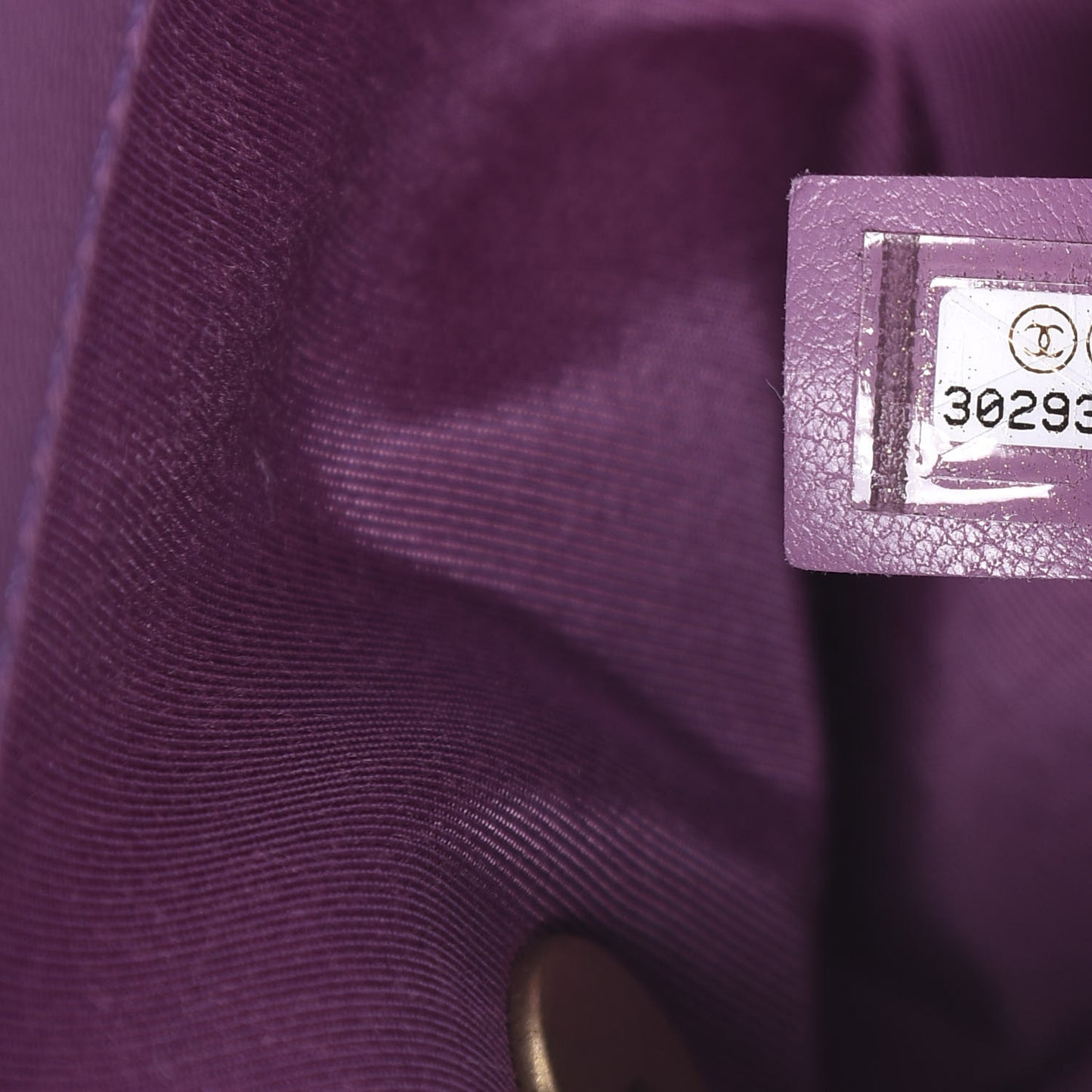 Goatskin Quilted Medium 19 Flap Violet Purple