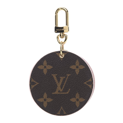 Louis Vuitton Monogram LV Mirror Bag Charm Key Holder Rose Ballerine 3 of 5