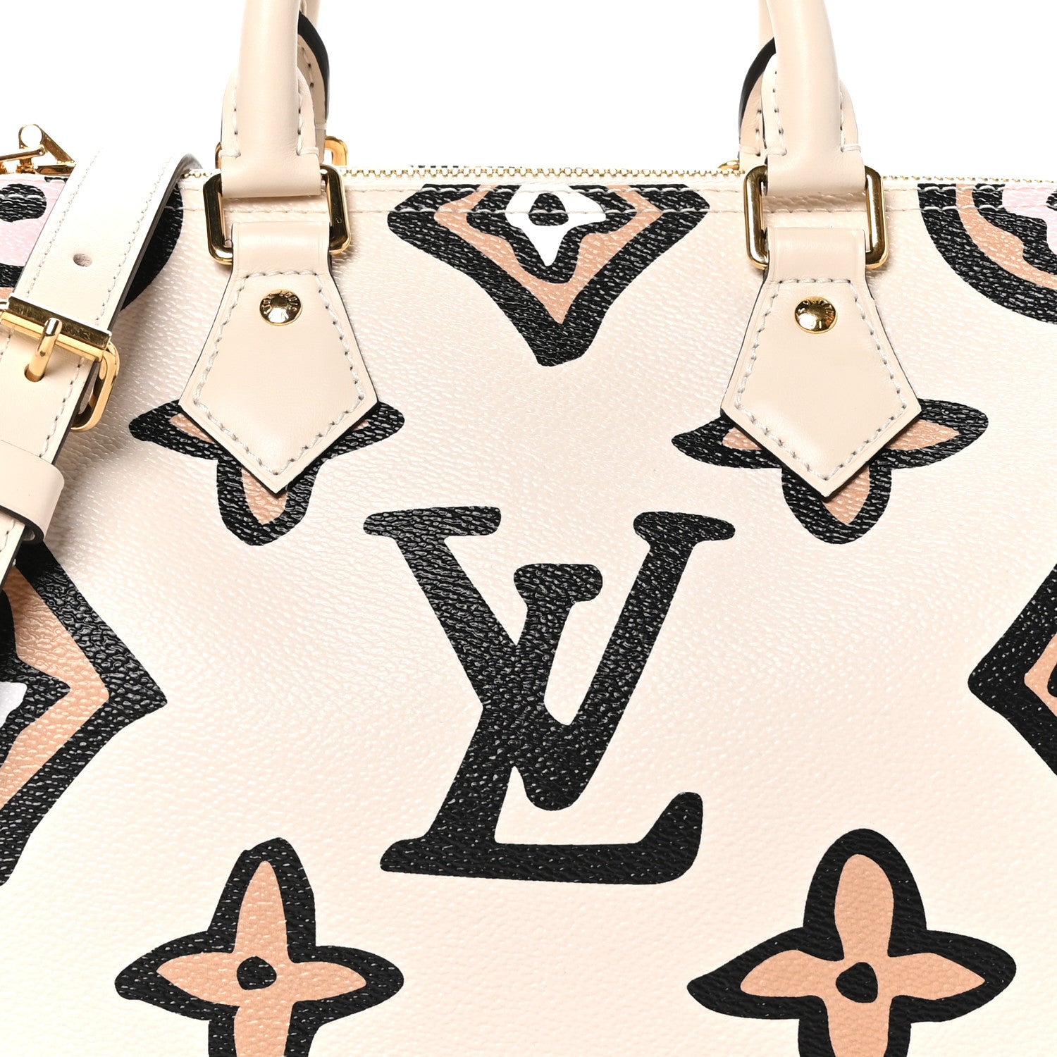 Louis Vuitton Monogram Giant Wild At Heart Speedy Bandouliere 25 Creme 7 of 11