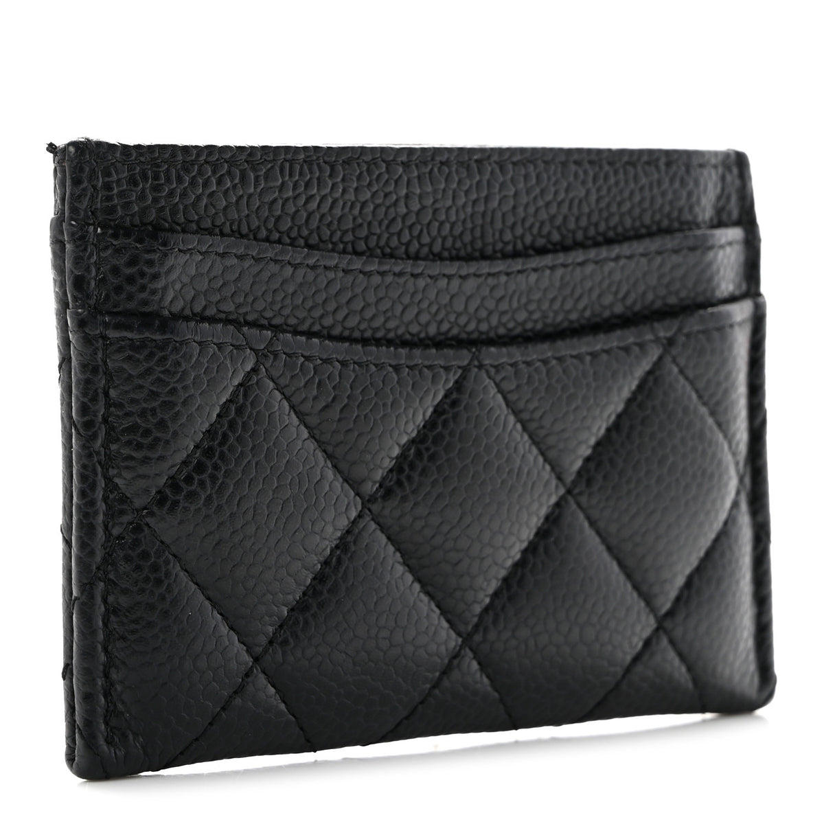 Chanel Caviar Quilted Card Holder Black 3 of 8