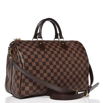 Louis Vuitton Damier Ebene Speedy Bandouliere 35 4 of 10