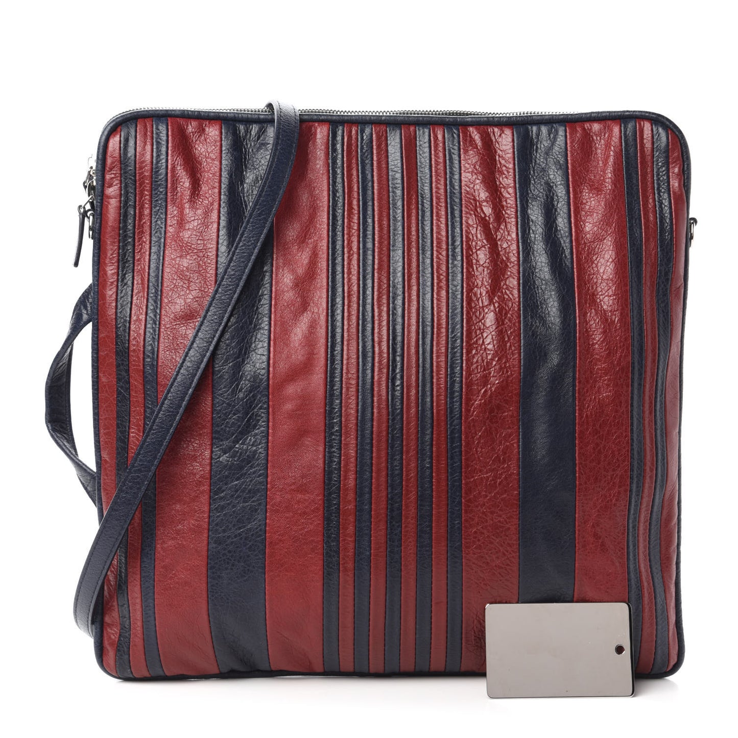 Agneau S Cushion Square Crossbody Dark Night Red