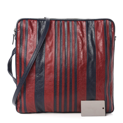 Balenciaga Agneau S Cushion Square Crossbody Dark Night Red 1 of 10