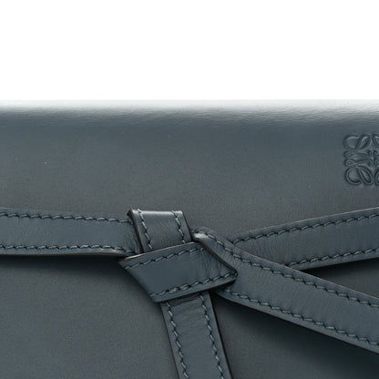 Loewe Calfskin Jacquard Mini Gate Dual Bag Onyx Blue 7 of 10