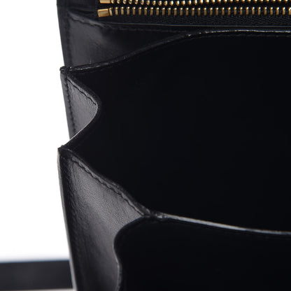 Celine Box Calfskin Medium Classic Box Flap Bag Black 9 of 30