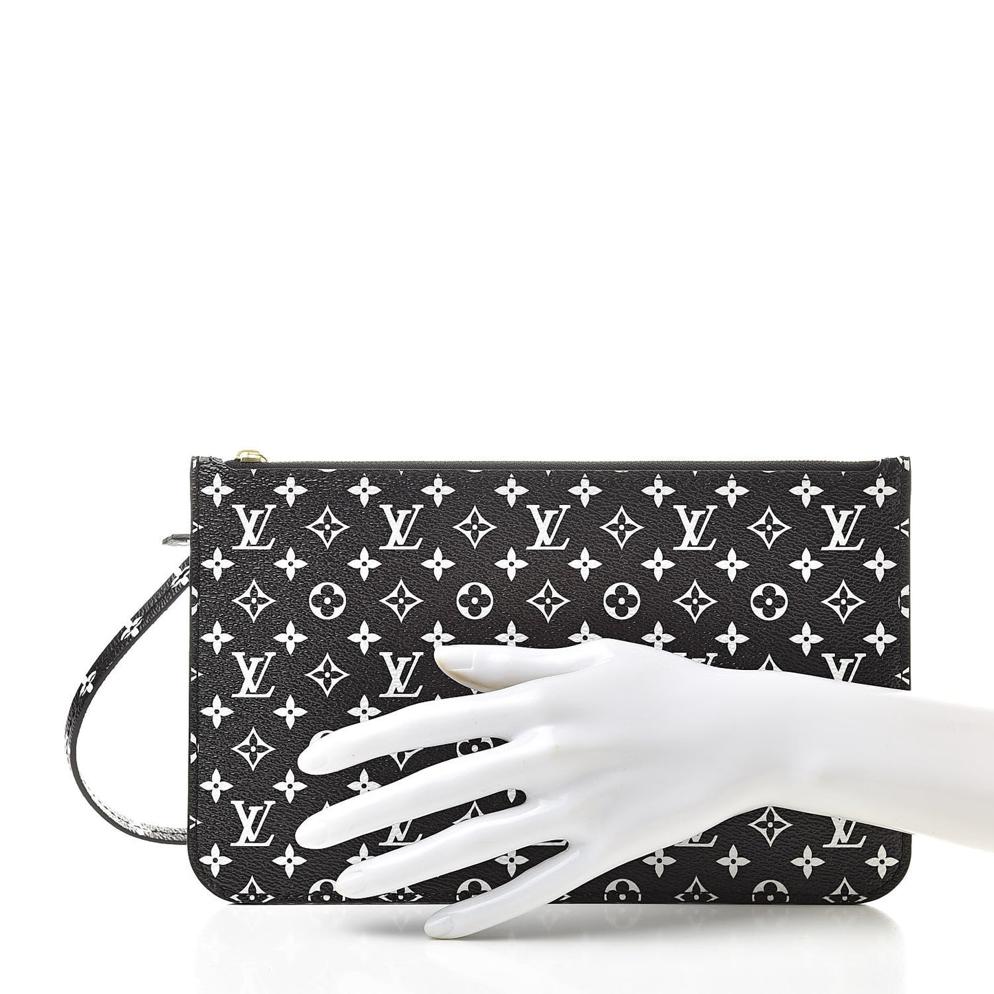 Monogram Giant Jungle Neverfull MM GM Pochette Black