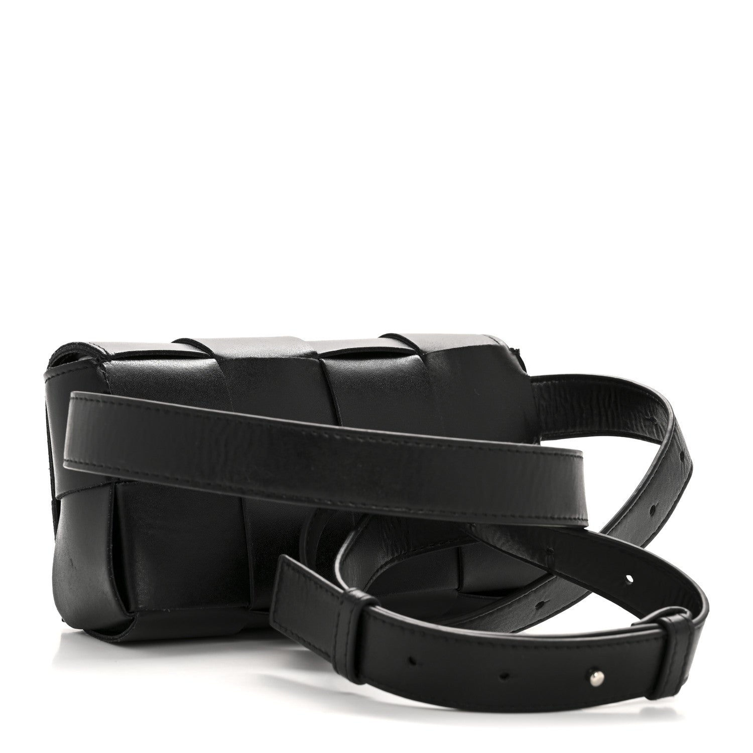 Bottega Veneta Nappa Maxi Intreccio The Belt Cassette Bag Black 3 of 11
