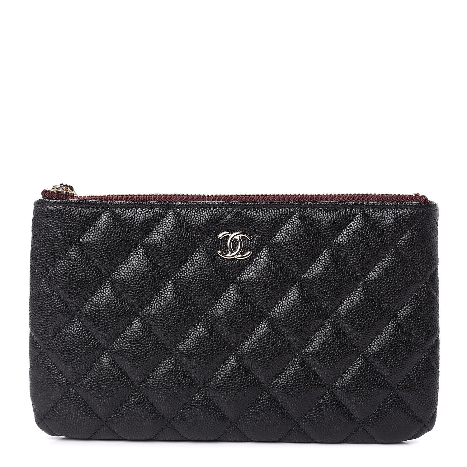 Chanel Caviar Quilted Cosmetic Case Black 1 of 8