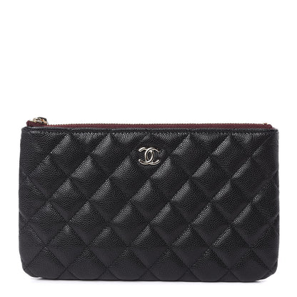 Chanel Caviar Quilted Cosmetic Case Black 1 of 8