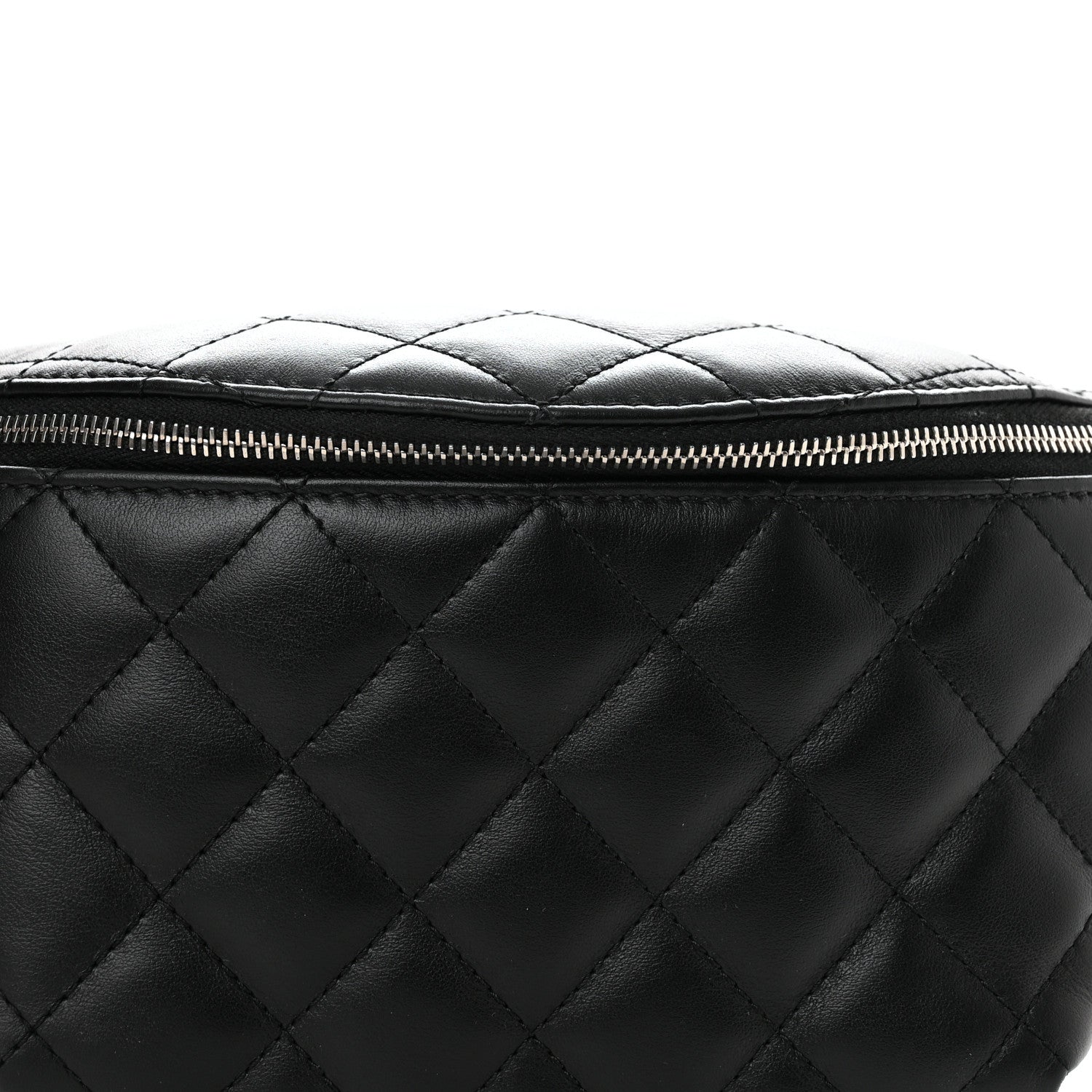 Chanel Calfskin Quilted Waist Belt Bag Black 8 of 10