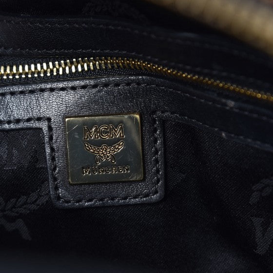 Metallic Visetos Studded Small Dual Stark Backpack Gold