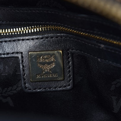 MCM Metallic Visetos Studded Small Dual Stark Backpack Gold 6 of 7