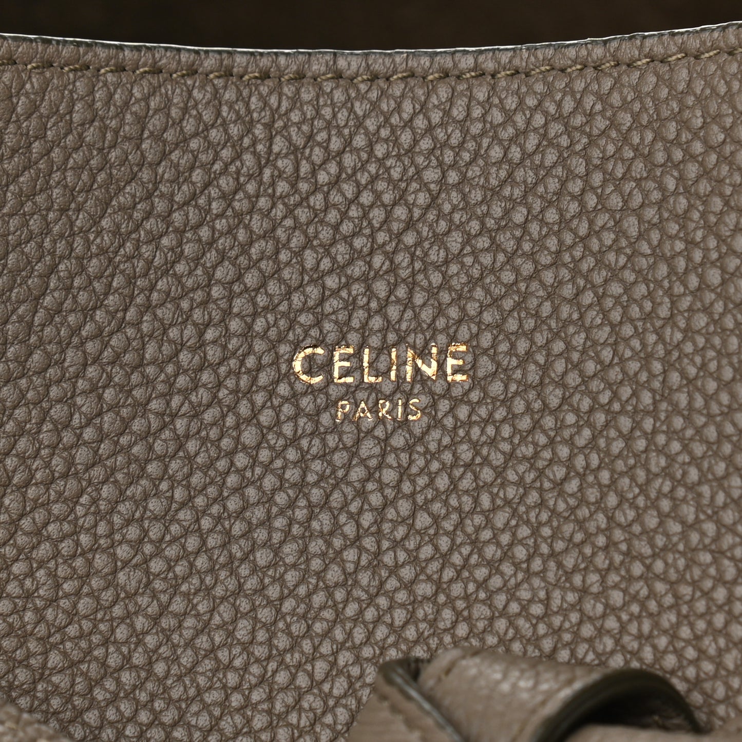 Soft Grained Calfskin Small Belt Cabas Phantom Taupe