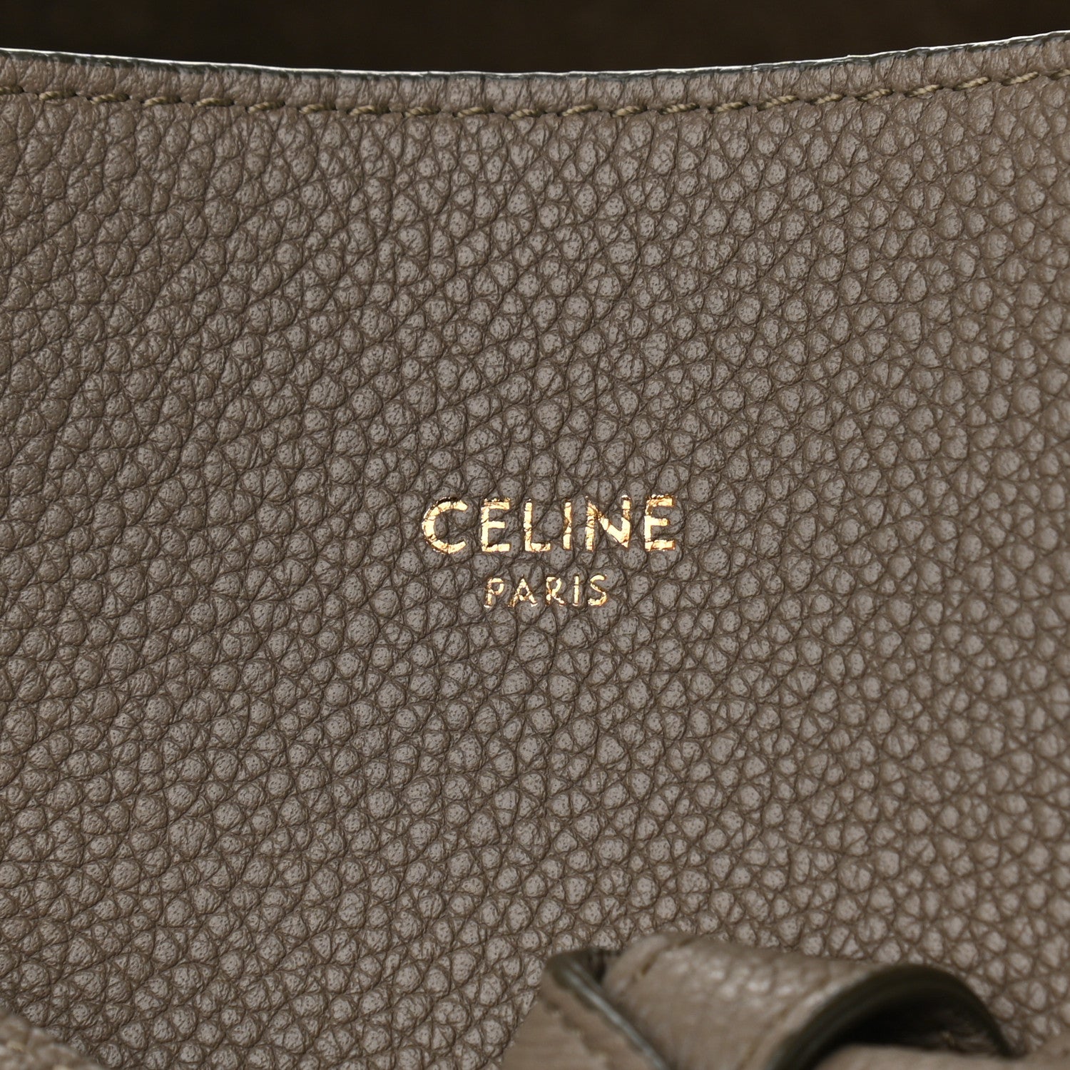 Celine Soft Grained Calfskin Small Belt Cabas Phantom Taupe 5 of 13