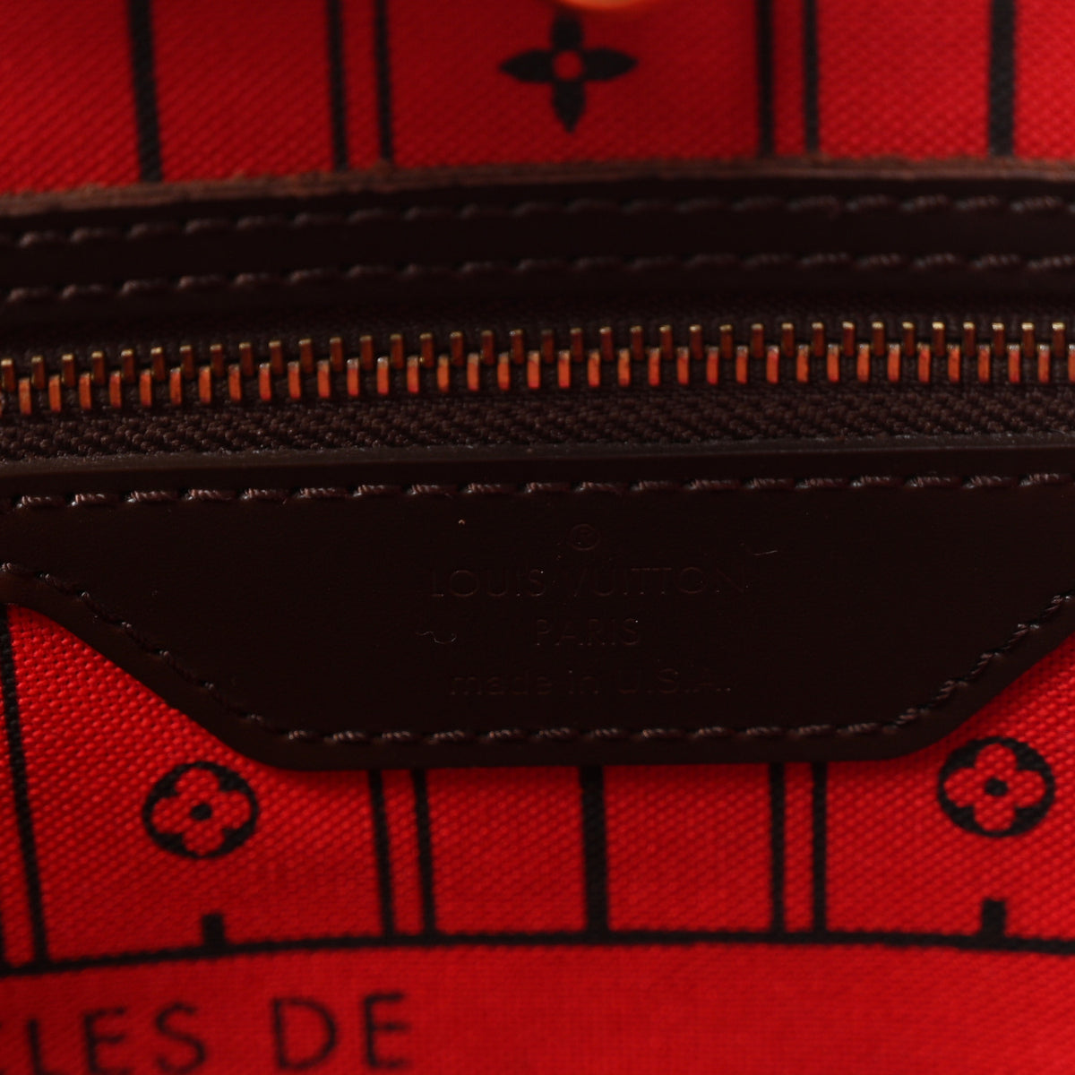 Louis Vuitton Damier Ebene Neverfull MM 11 of 19