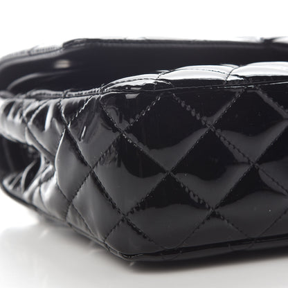 Chanel Patent Quilted Medium Double Flap Black 8 of 12