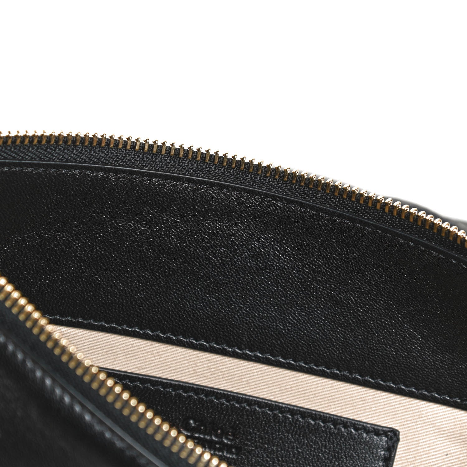 Chloe Supple Lambskin Small Faye Soft Zippered Shoulder Bag Black 13 of 14