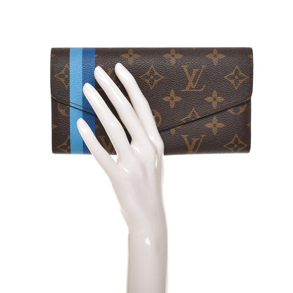 Louis Vuitton Monogram My LV Heritage Sarah Wallet NM Blue Clair Blue De France 2 of 7