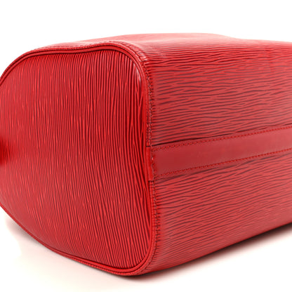 Louis Vuitton Epi Speedy 25 Castillan Red 10 of 11