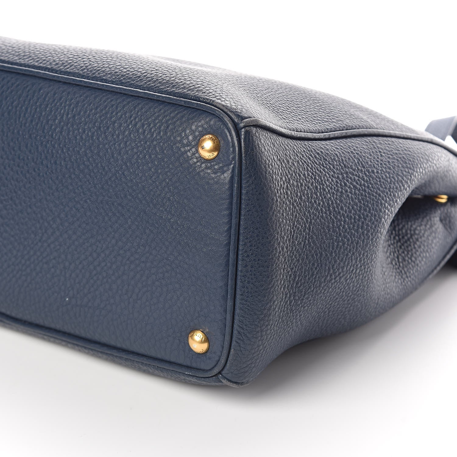 Prada Vitello Daino Tote Bluette 9 of 9