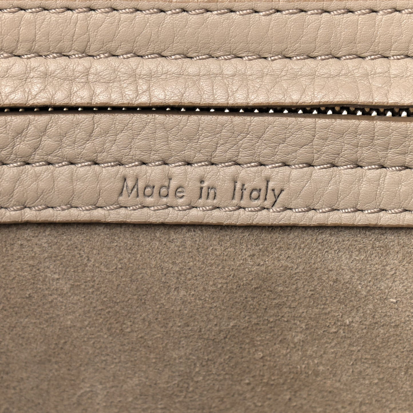 Supple Calfskin Medium Phantom Luggage Beige