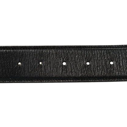 Gucci Calfskin Bamboo Interlocking G Belt 80 32 Black 4 of 5