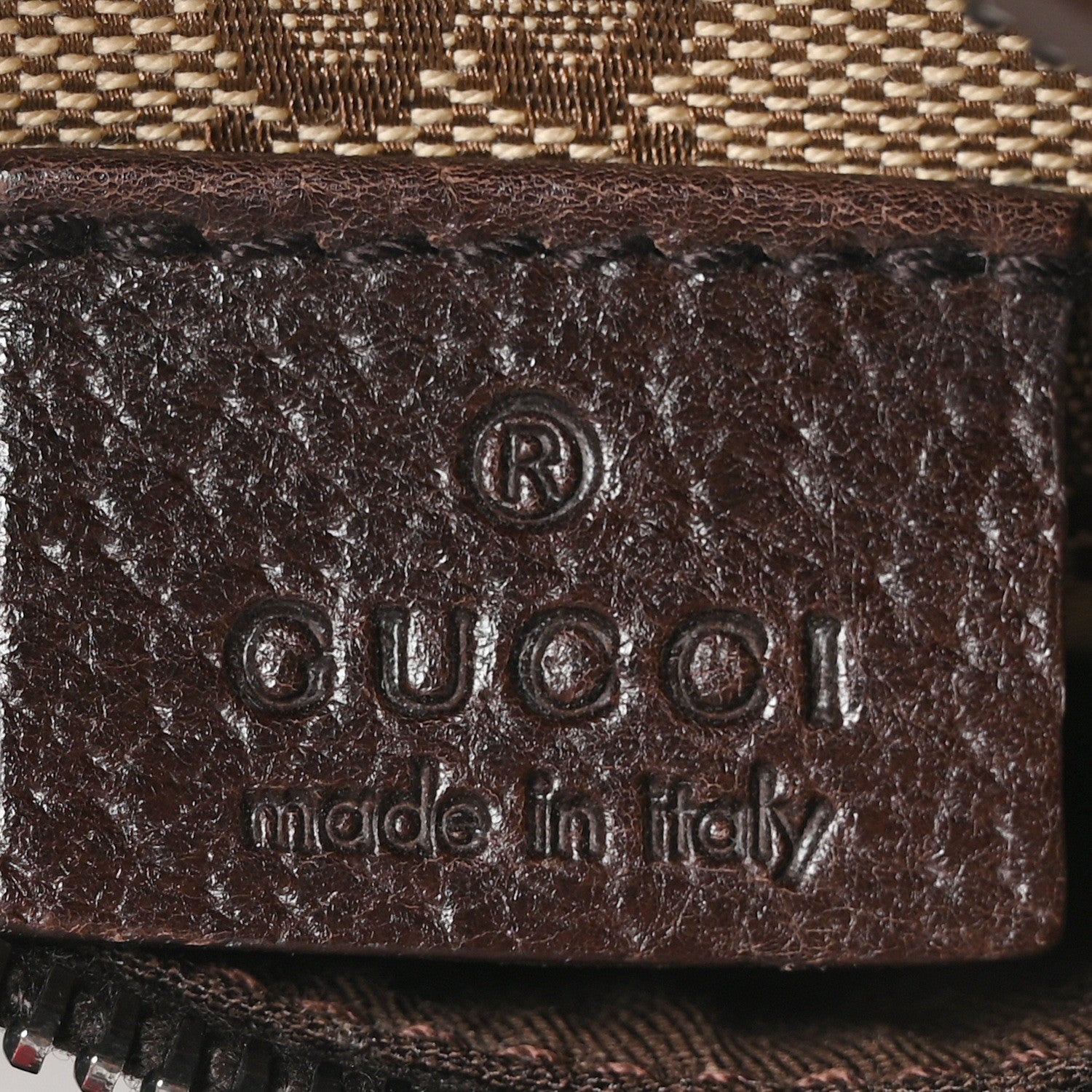Gucci Monogram Web Belt Bag Dark Brown 6 of 10