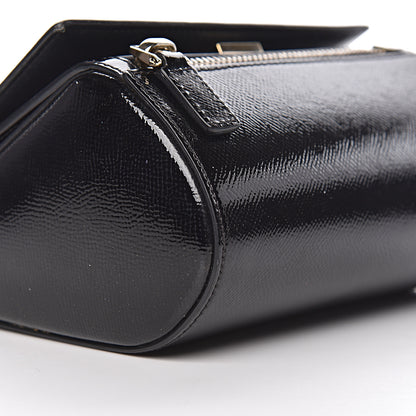 Givenchy Textured Patent Calfskin Mini Pandora Box Crossbody Bag Black 17 of 18