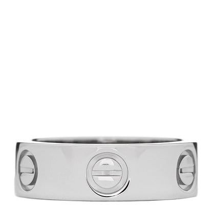 Cartier Platinum 5.5mm LOVE Ring 48 4.5 1 of 6