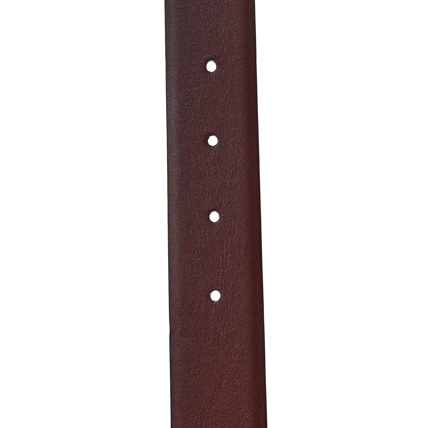 Chanel Calfskin CC Reversible Belt 85 Black Burgundy 3 of 5