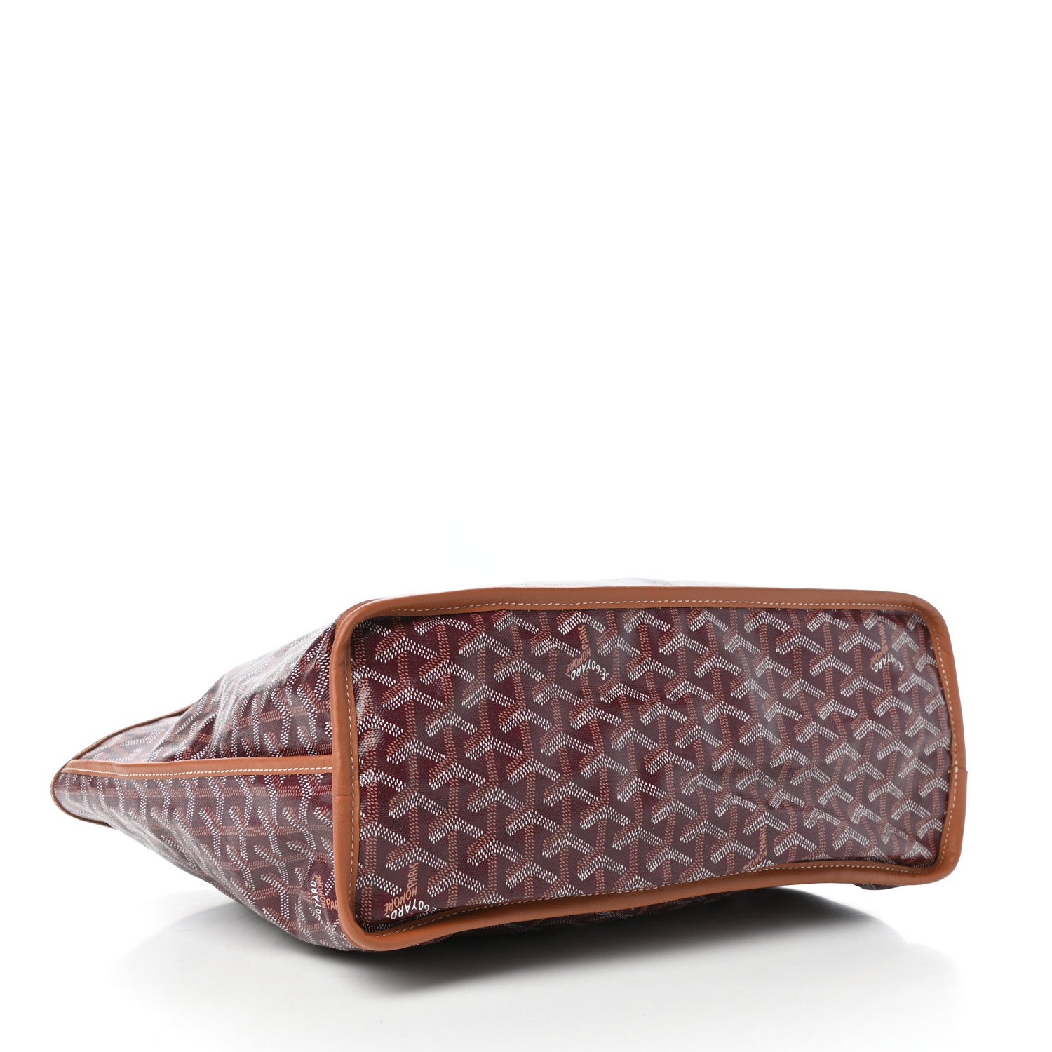 Goyard Goyardine Reversible Anjou PM Burgundy 4 of 14