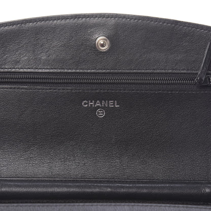 Chanel Caviar Sevruga Wallet On Chain WOC Black 6 of 16