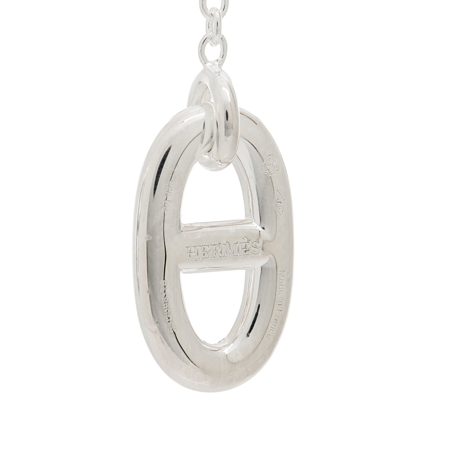 Hermes Sterling Silver Farandole Drop Earrings 4 of 5