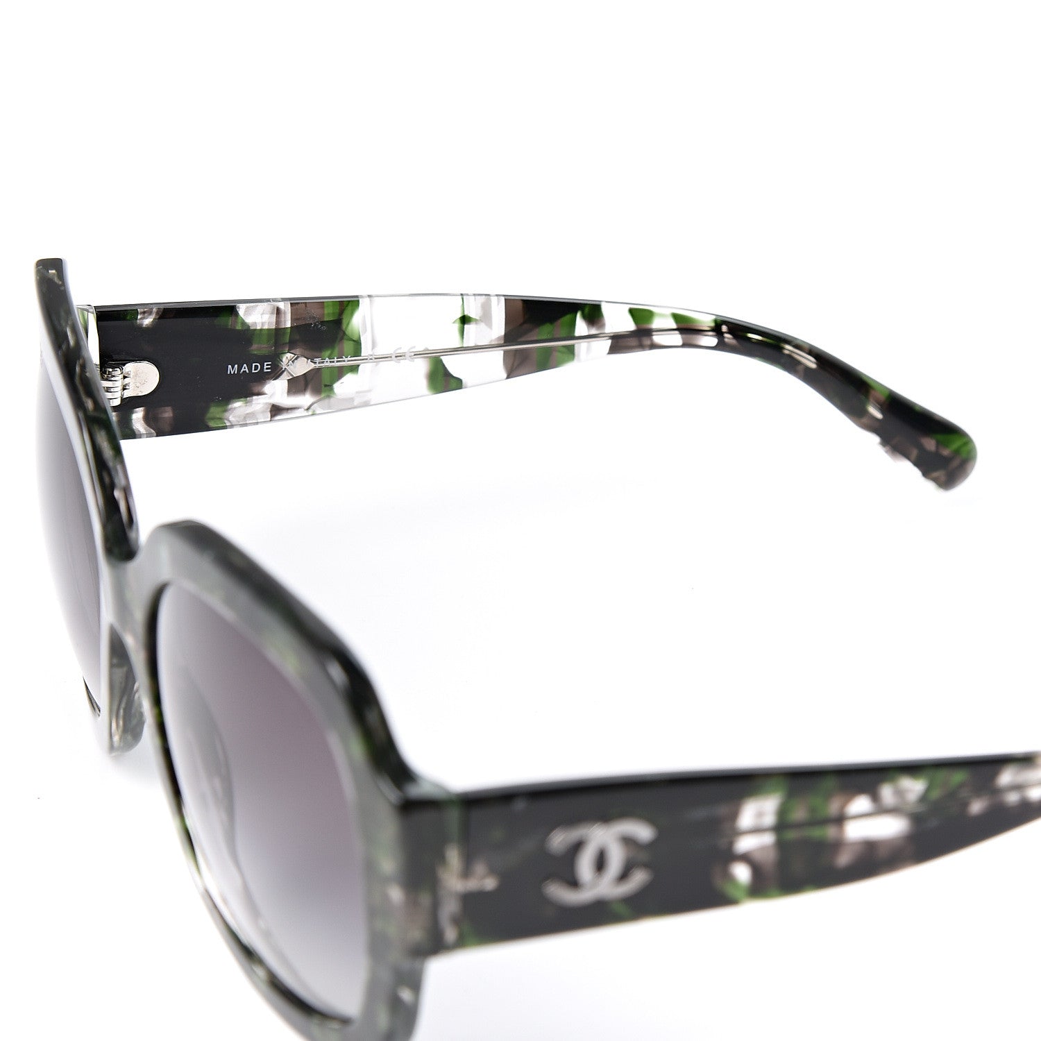 Chanel CC Sunglasses 5373 Green Multicolor 5 of 9