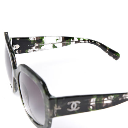 Chanel CC Sunglasses 5373 Green Multicolor 5 of 9