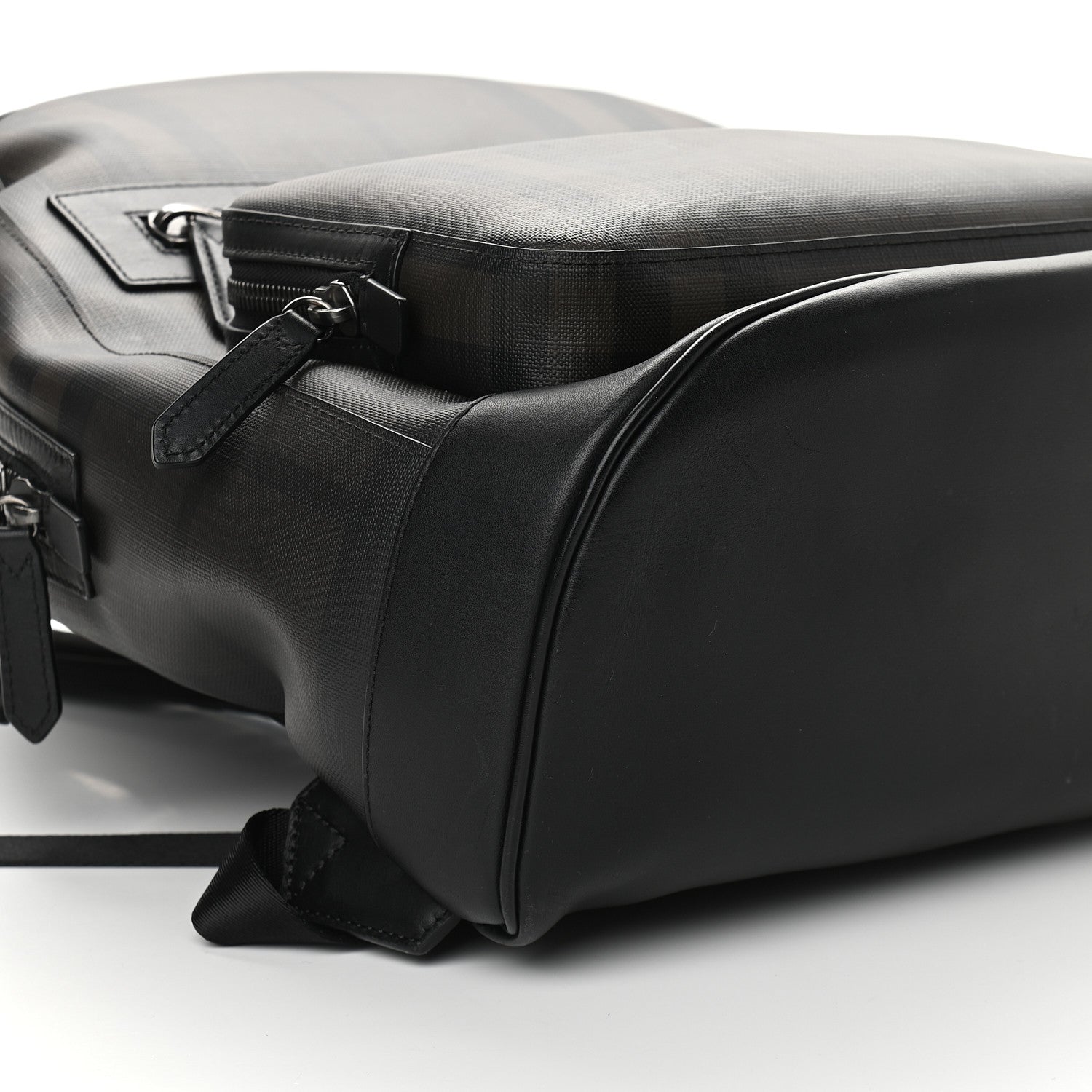 Burberry Smoked Check Backpack Black Brown 7 of 9