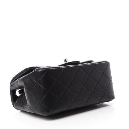 Chanel Lambskin Quilted Mini Square Flap Black 4 of 11