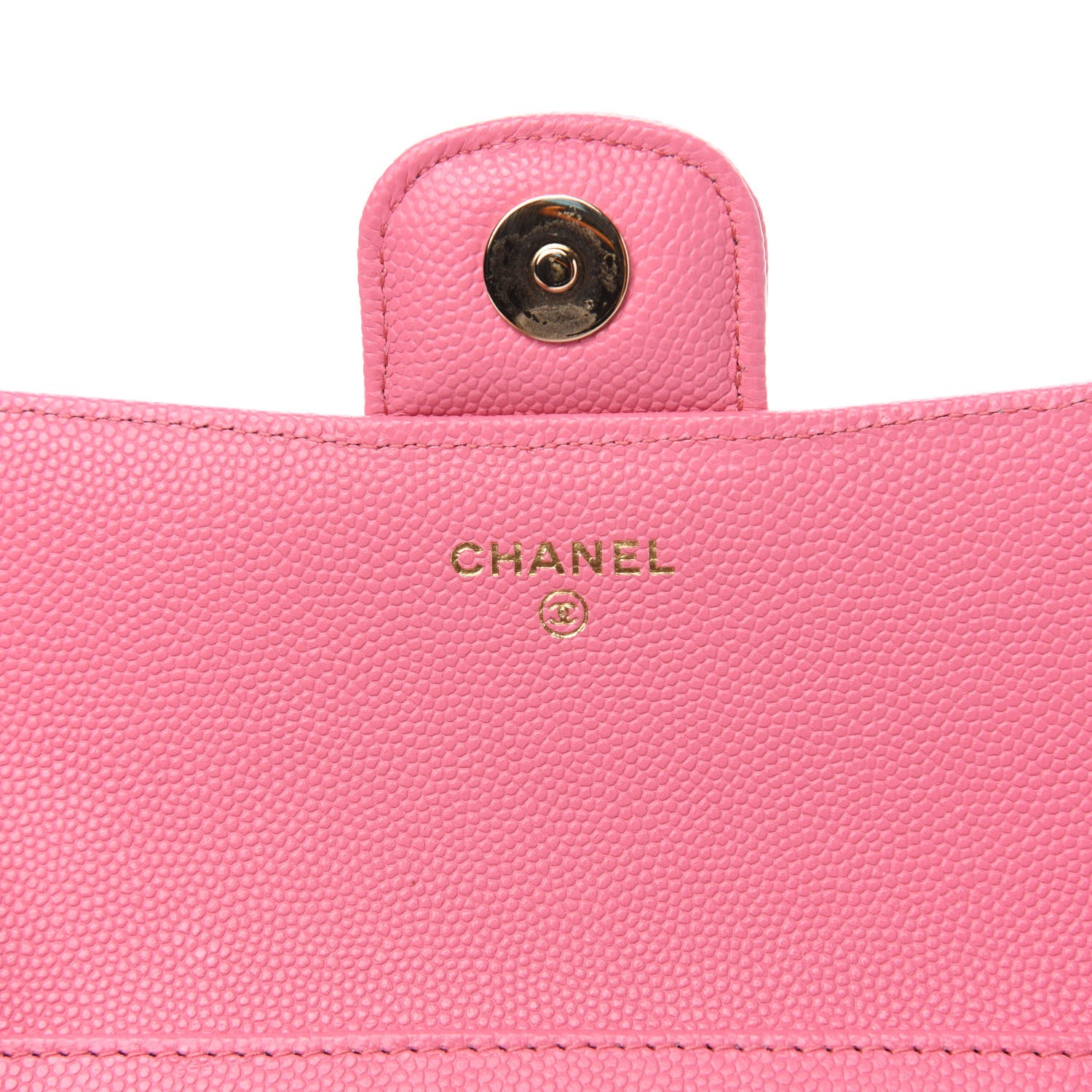 Chanel Caviar Quilted Glasses Case With Chain Pink 8 of 12