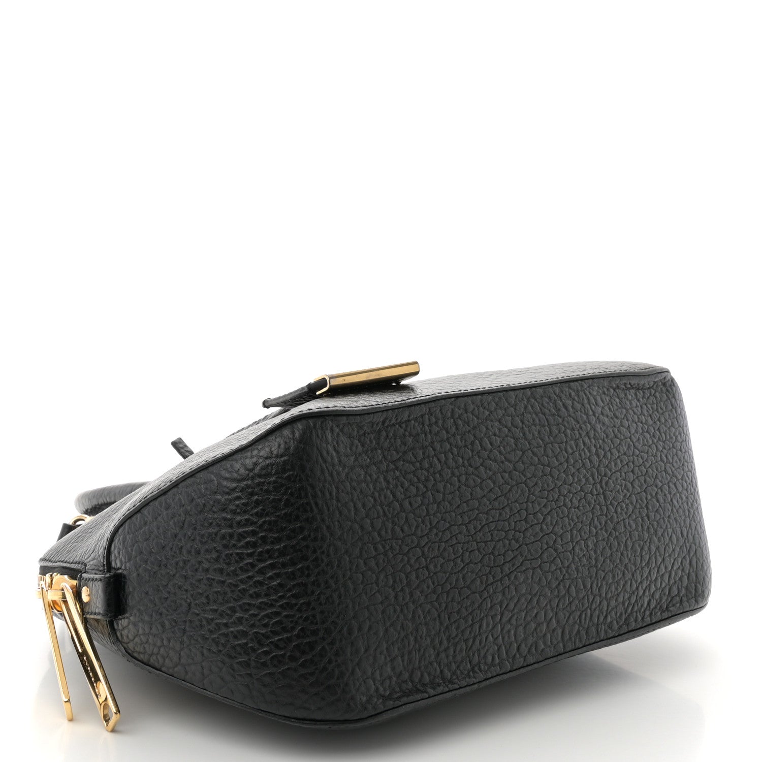 Burberry Heritage Grain Small Orchard Bowling Bag Black 4 of 11